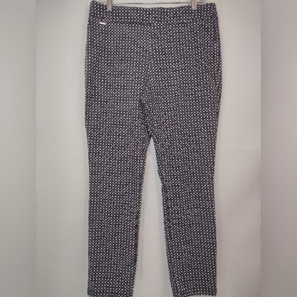 The Limited women's black/white ankle stretchy pants size (12) - Picture 2 of 16